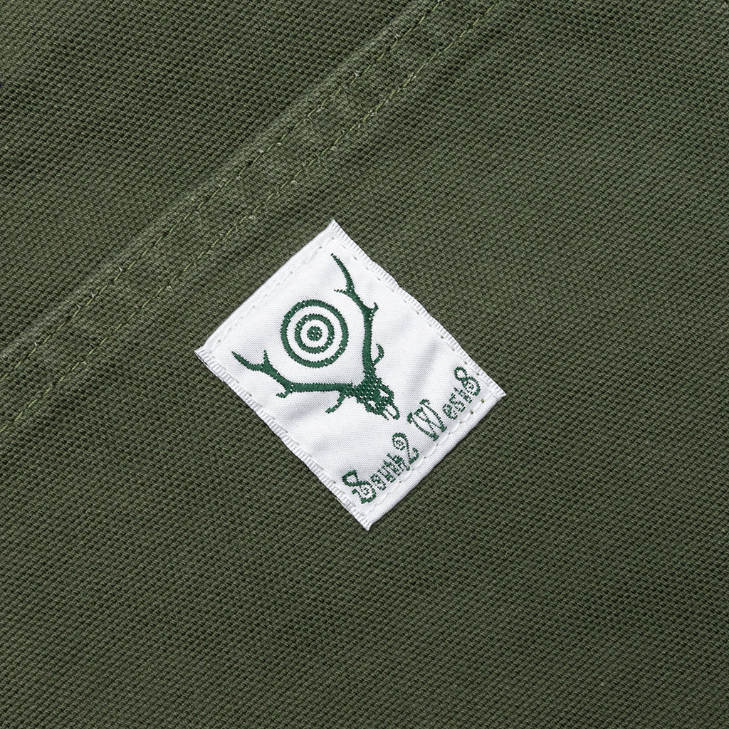 Cotton Canvas Painter Pant Moss Green