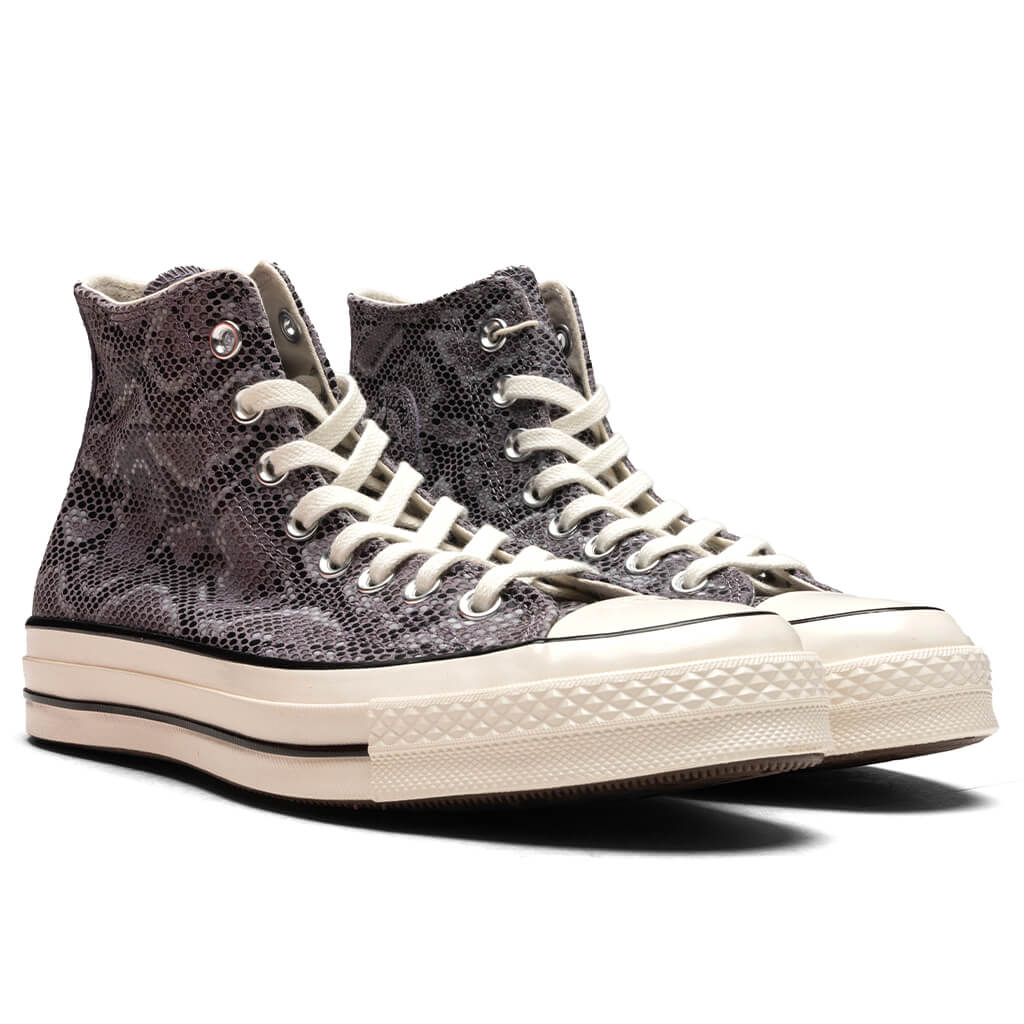 Chuck 70 Hi Mauve Stone Egret Black