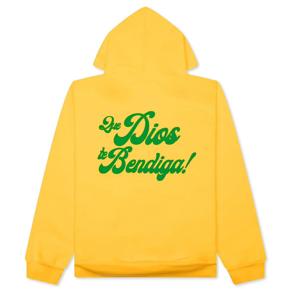 B Logo Hoodie Yellow