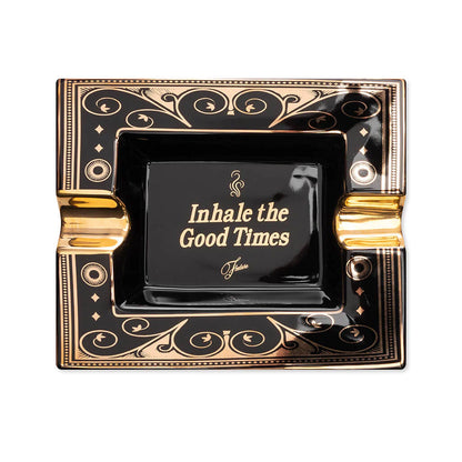 Churchill Ashtray Black