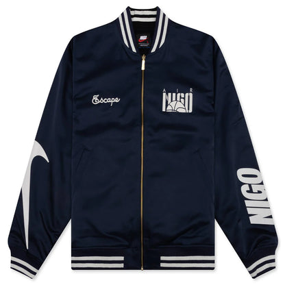 Nike x NIGO Coach Jacket Midnight Navy Black