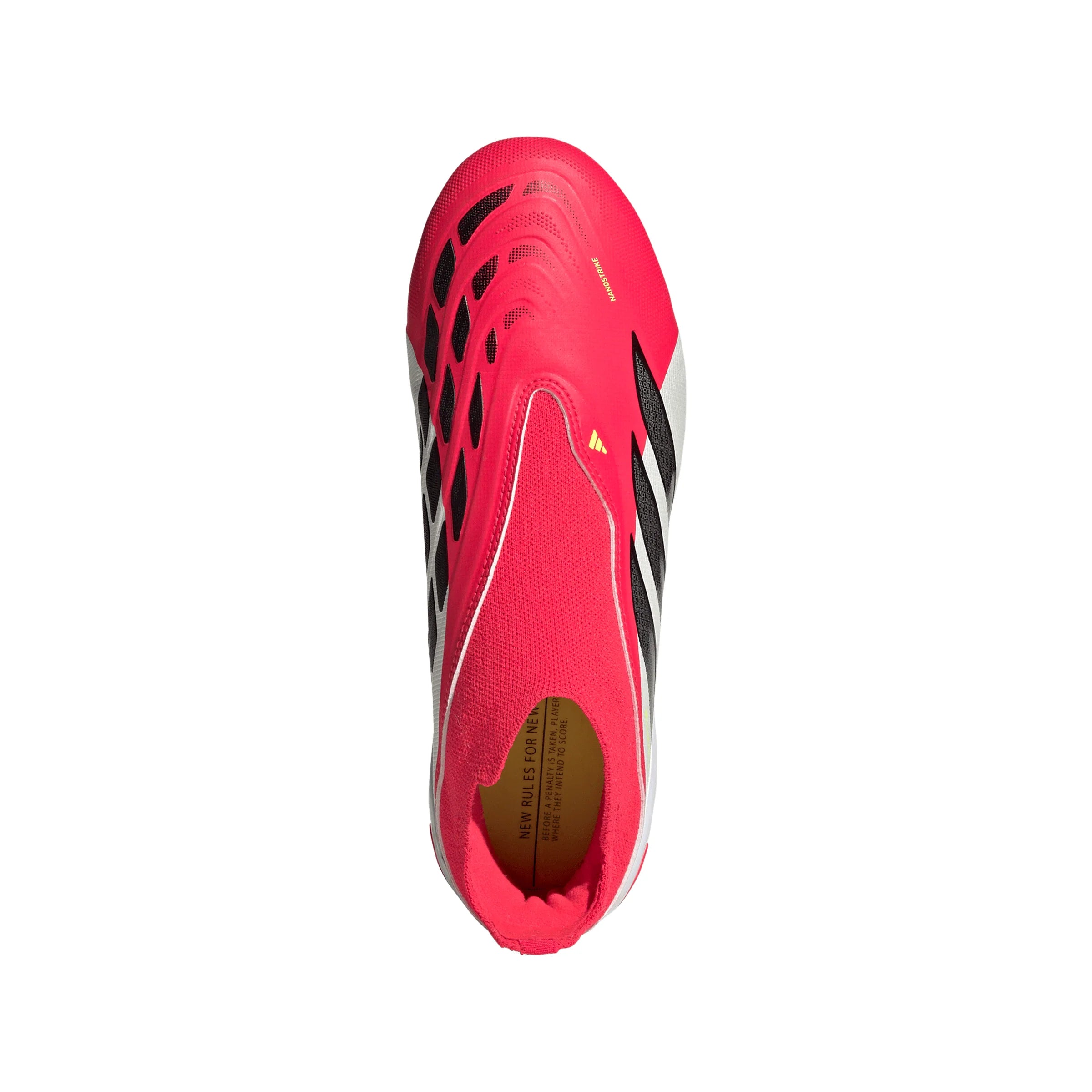 adidas Predator League Laceless FG Firm Ground Youth Soccer Cleats Red Black White