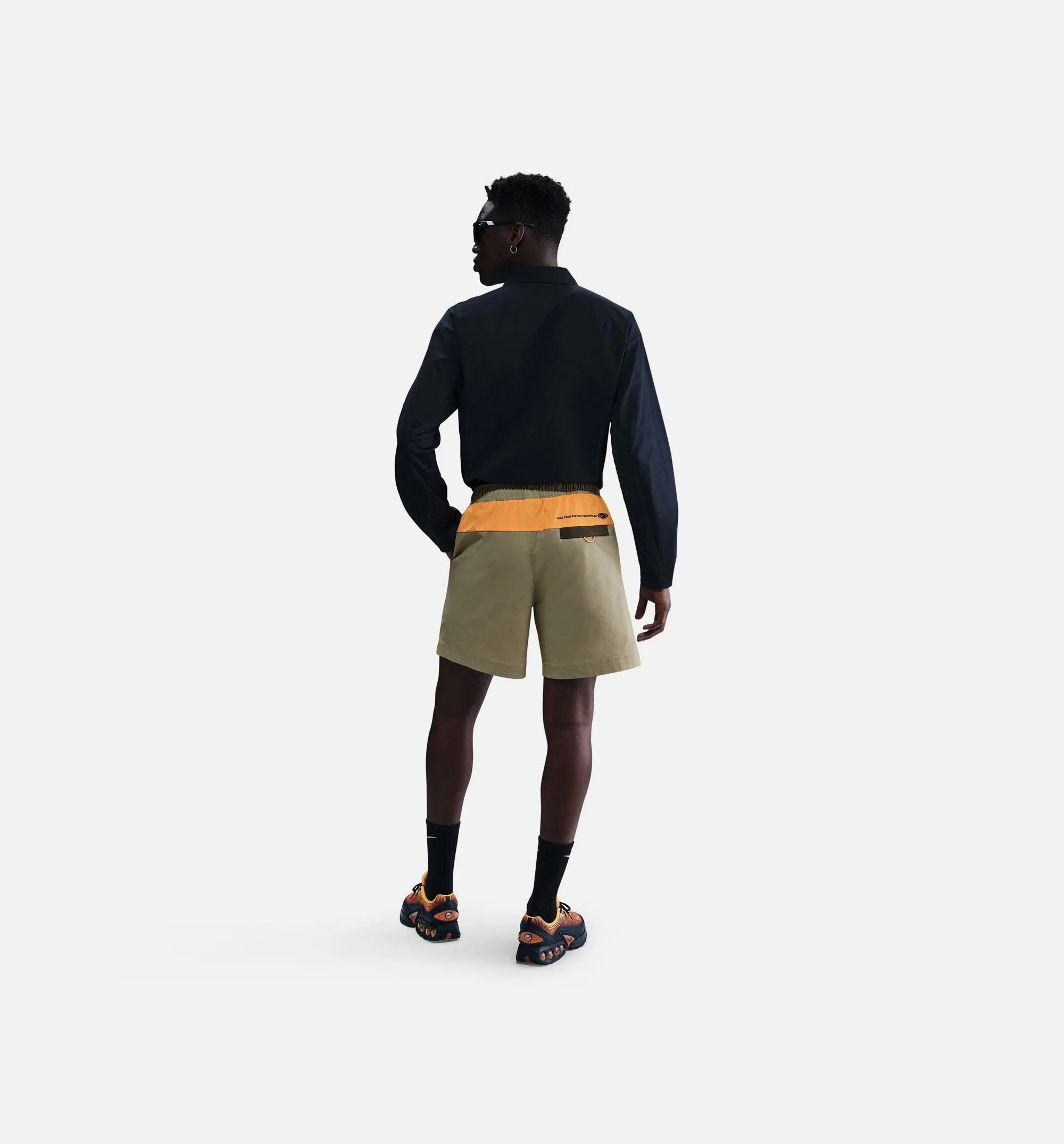 Tech Woven Trek Mens Short Neutral Olive Sundial