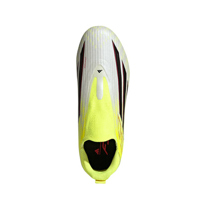 adidas F50 League Laceless FG MG Firm Ground Multi Ground Youth Soccer Cleats Yellow Black Red