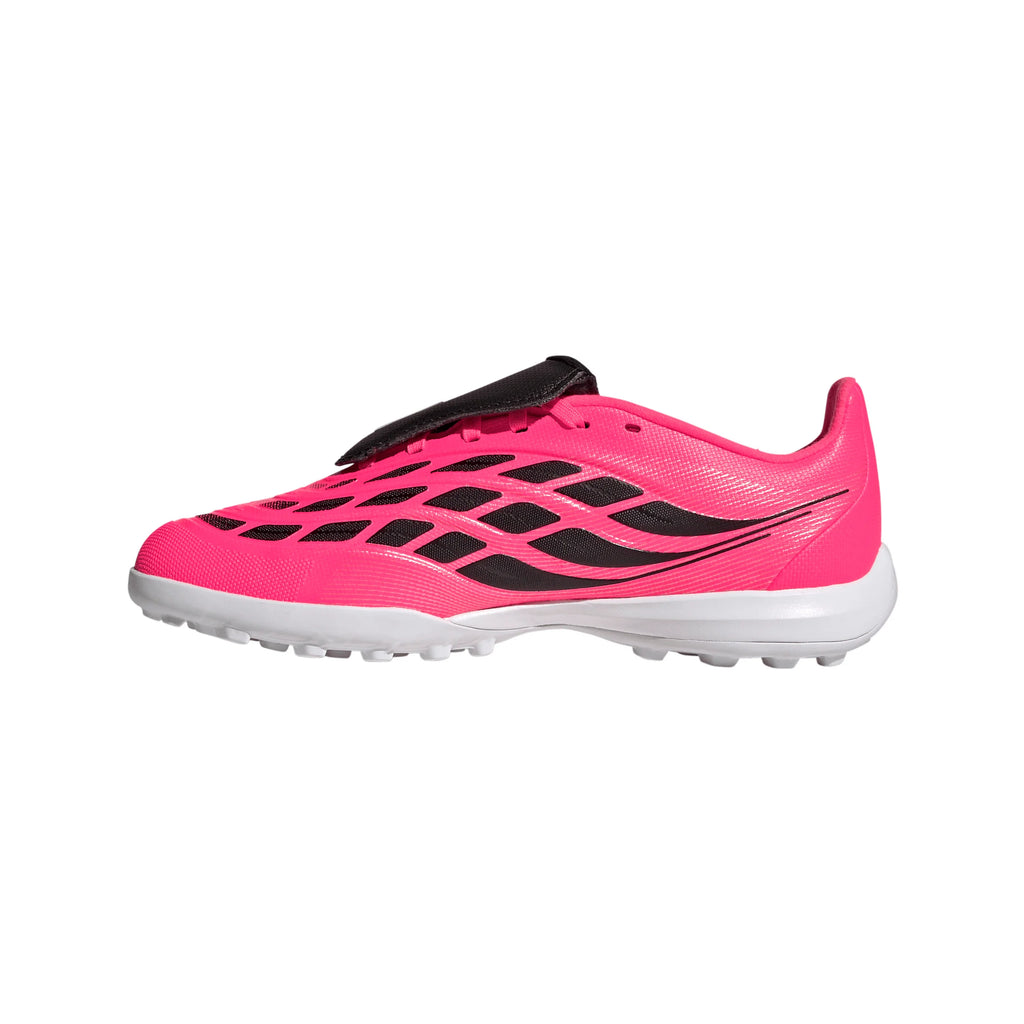 adidas Predator League Fold Over Tongue Turf Youth Soccer Cleats Turquesa