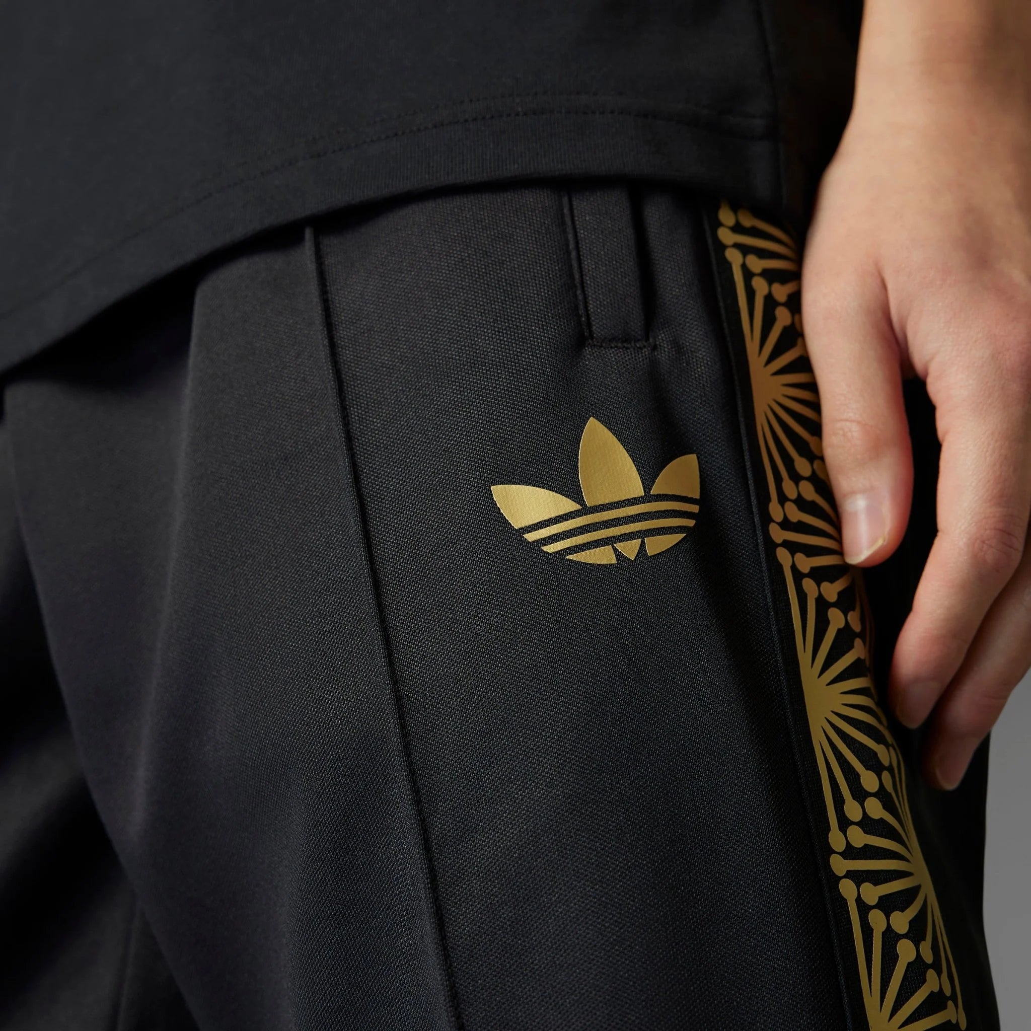 adidas Mexico Gold Track Pants Black