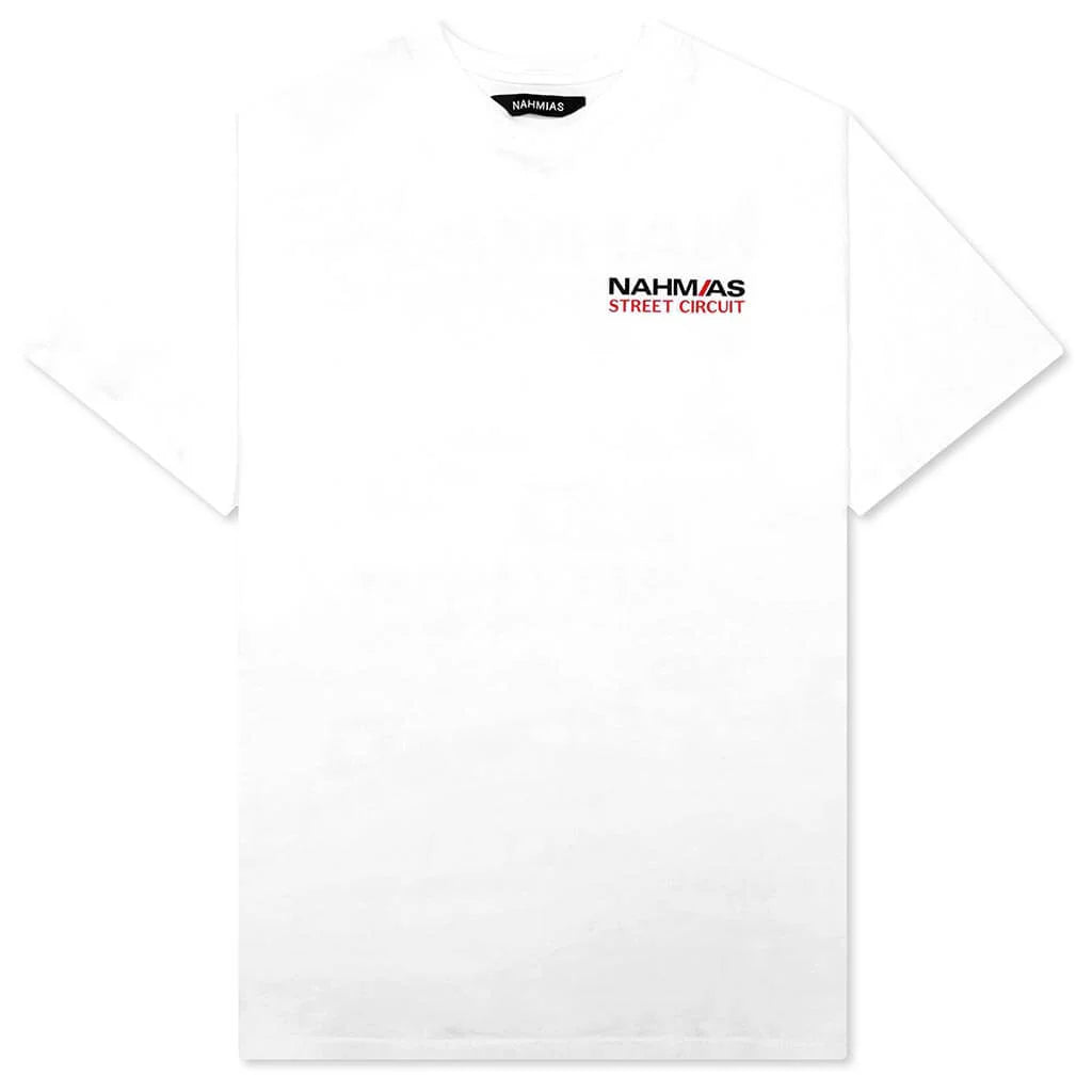 Feature x Nahmias Street Circuit Tee White