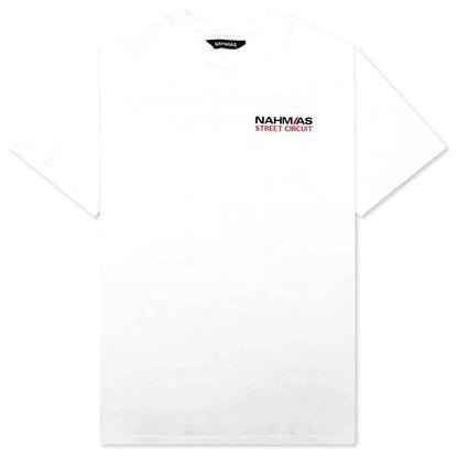 Feature x Nahmias Street Circuit Tee White