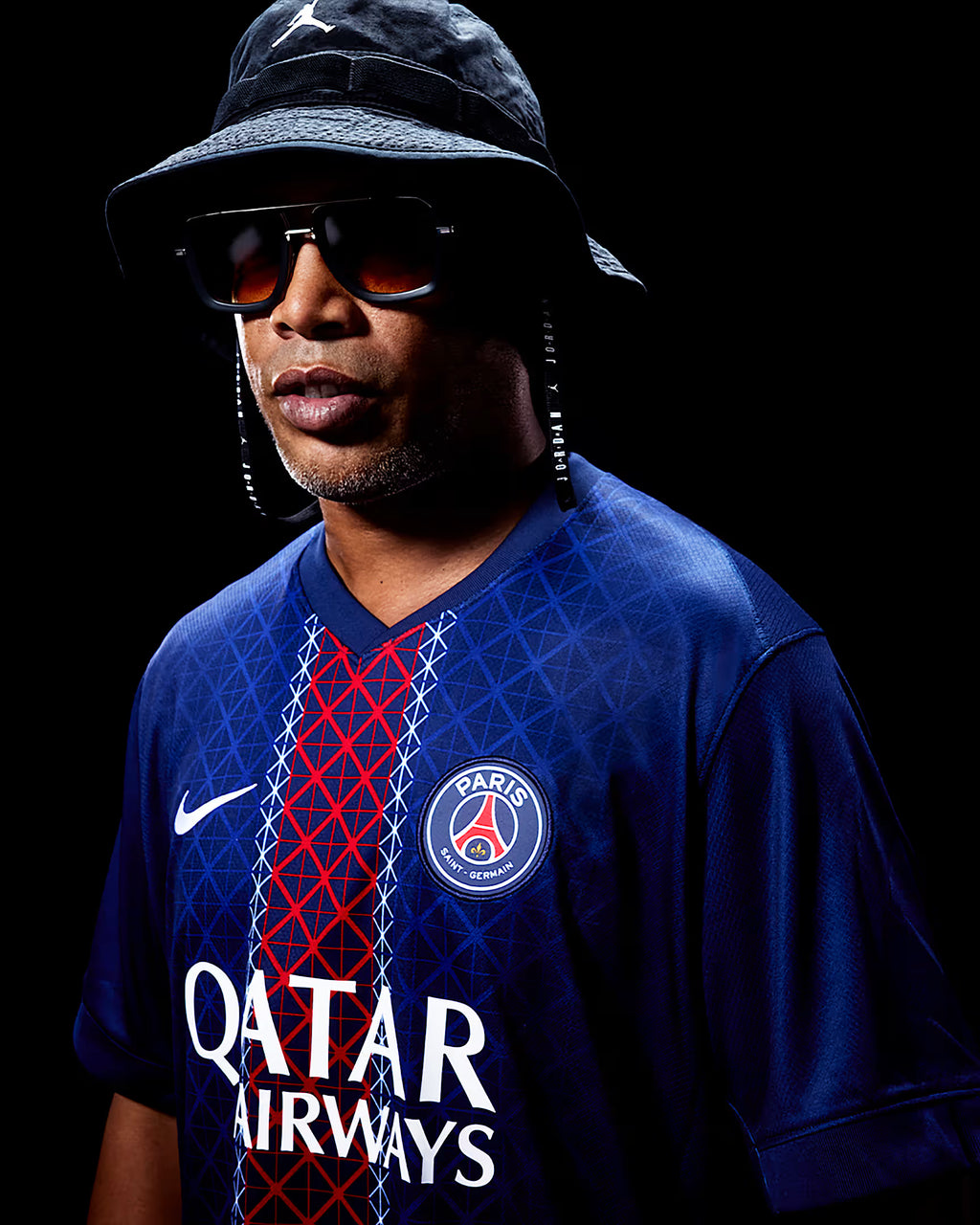 Nike Paris Saint Germain 2025 26 Stadium Home Jersey Midnight Navy Midnight Navy White