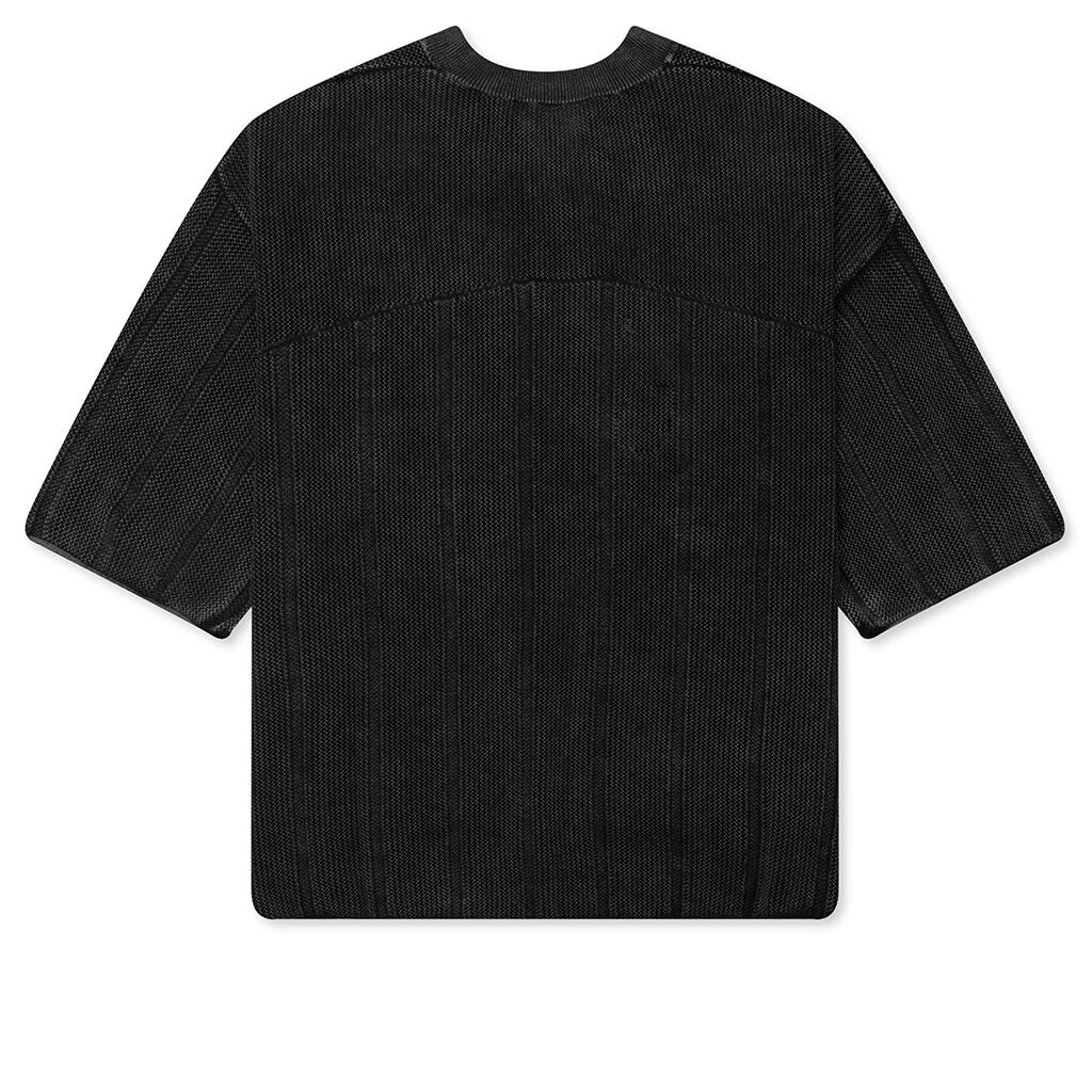 Knitted Varsity Jersey Vintage Grey