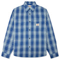 Lau Plaid Shirt Jacket Blue