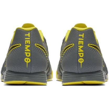 Nike LegendX 7 Academy IC Indoor Soccer Shoes Dark Grey Black Yellow