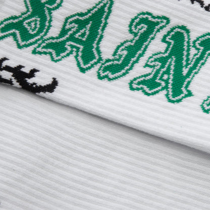 Saint Socks White Green