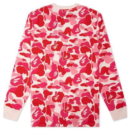 ABC Camo College L S Tee Pink