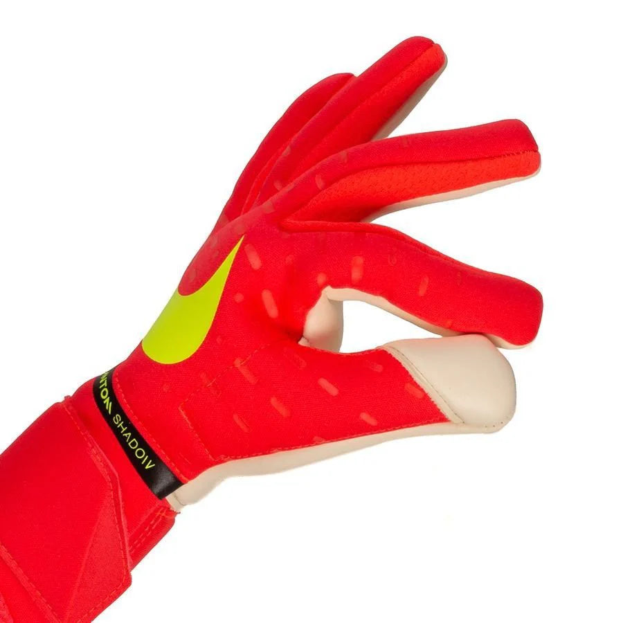 Nike Phantom Shadow Goalkeeper Gloves Bright Crimson White Volt