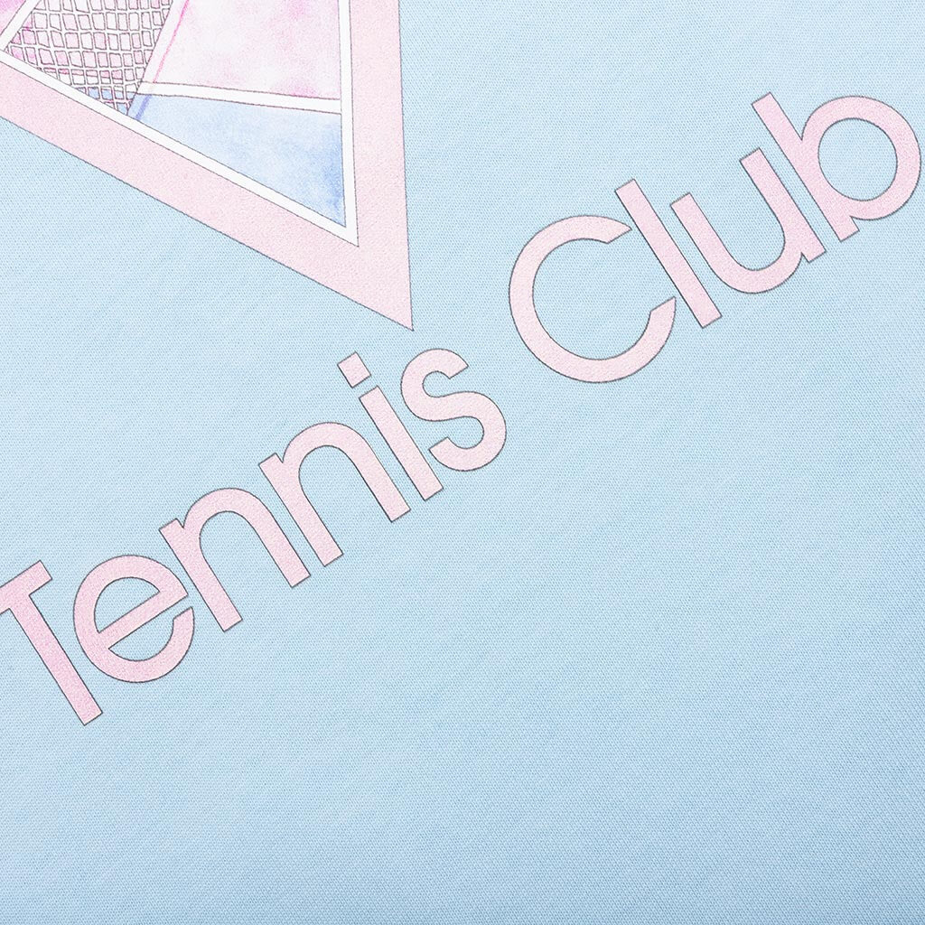 Tennis Club Icon Tee Pale Blue