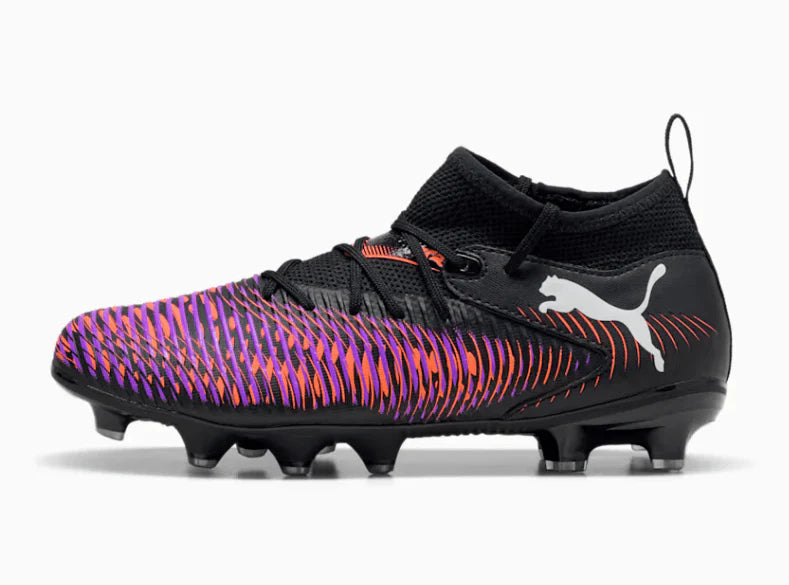 PUMA Future 8 Match FG AG Firm Multi Ground Soccer Cleats Junior Black