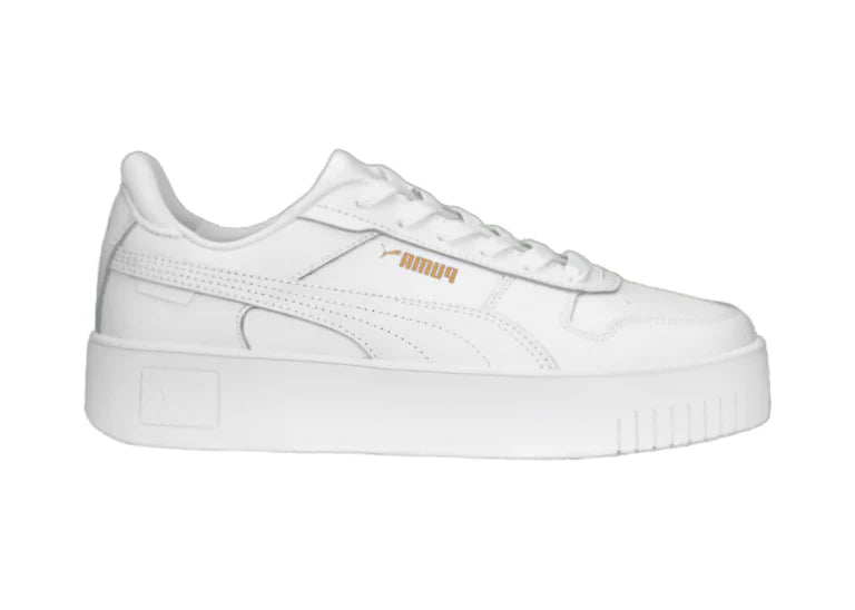 PUMA Carina Street Womens Sneaker White Gold