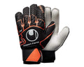 Uhlsport Soft Resist Support Frame Goalkeeper Gloves Black Orange