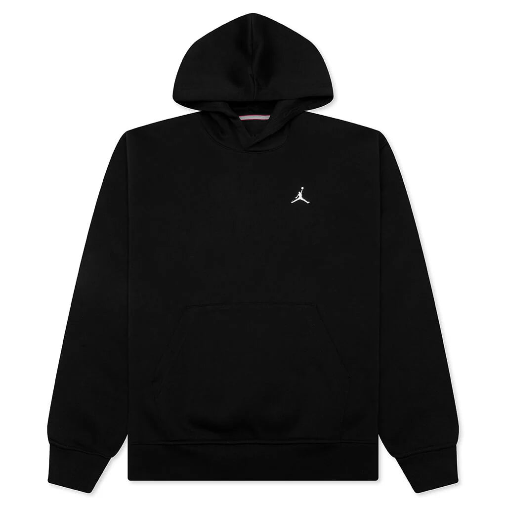 Brooklyn Fleece Pullover Hoodie Black White