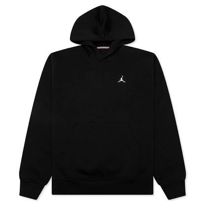 Brooklyn Fleece Pullover Hoodie Black White