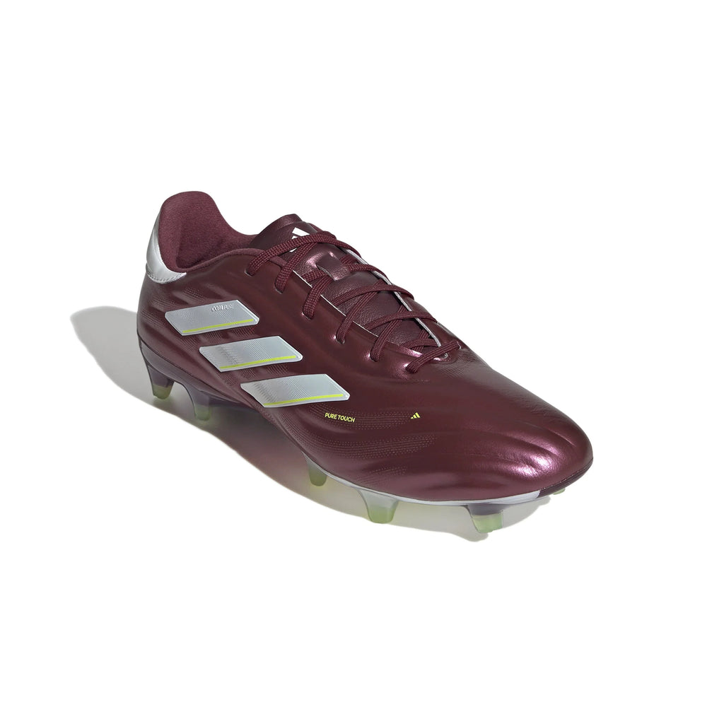 adidas Copa Pure 2 Elite FG Firm Ground Soccer Cleats Shadow Red White Solar Yellow
