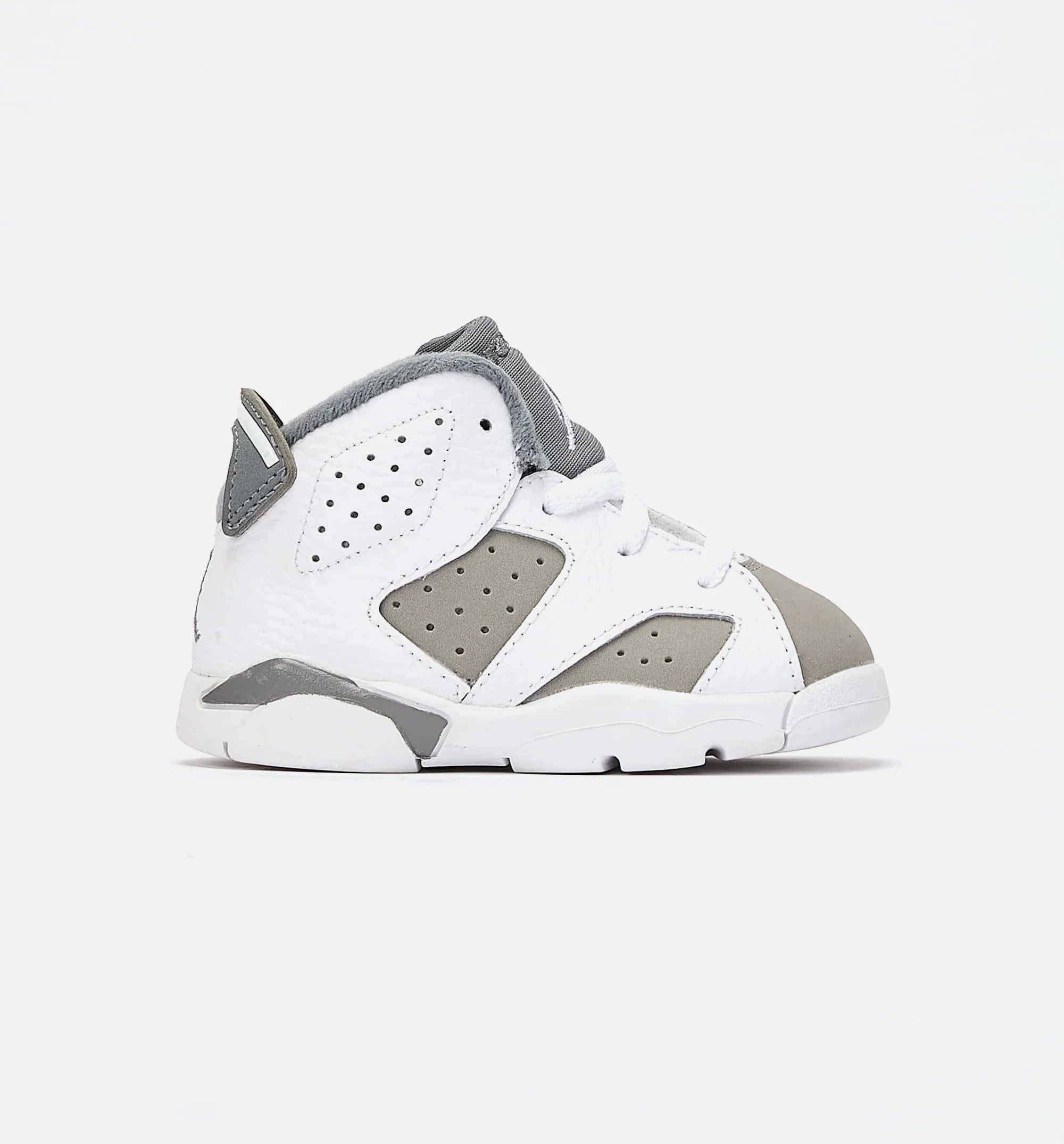 Air Jordan 6 Retro Cool Grey Infant Toddler Lifestyle Shoe White Grey