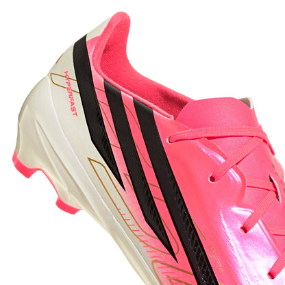 adidas F50 Hyperfast League Firm Ground Youth Soccer Cleats Turquesa Black Gold