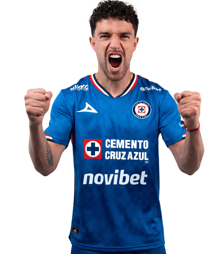 Pirma Cruz Azul Home Youth Soccer Jersey 25 Royal Blue