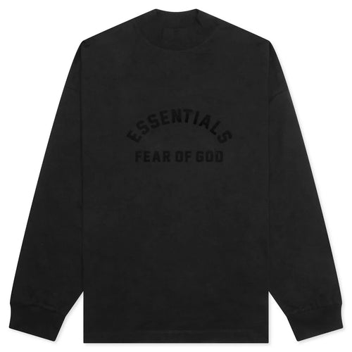 L S Tee Jet Black