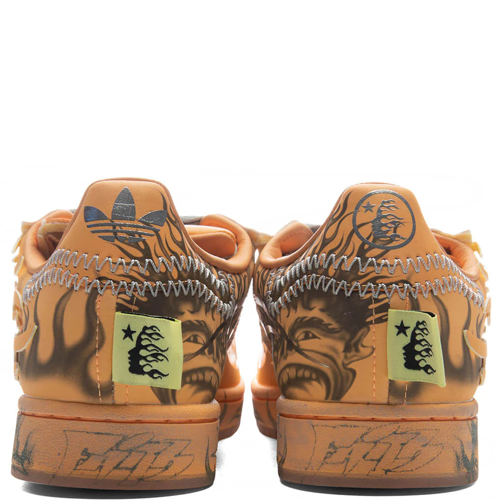 Adidas x Hellstar Superstar II Creamsicle Hazy Orange Silver Metallic Core Black