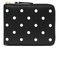 Comme des Garcons Polka Dots Wallet Black