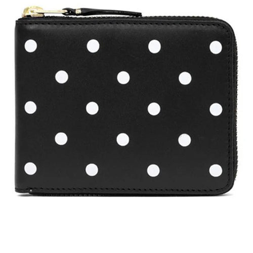 Comme des Garcons Polka Dots Wallet Black