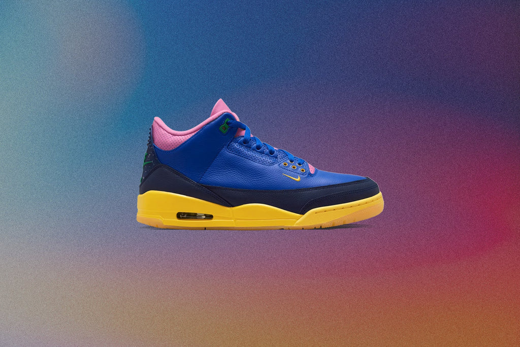 Air Jordan 3 Retro OG Brazil Racer Blue Lucky Green Blue Void