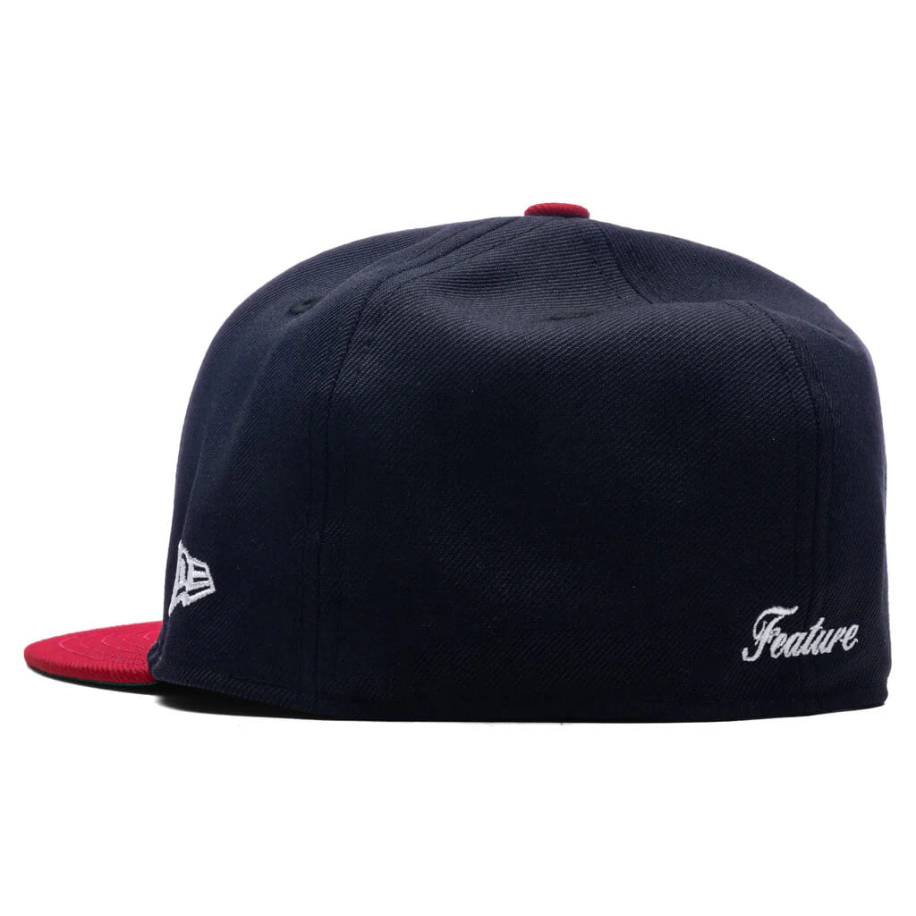 Feature x New Era 59FIFTY Fitted Wool Navy Red