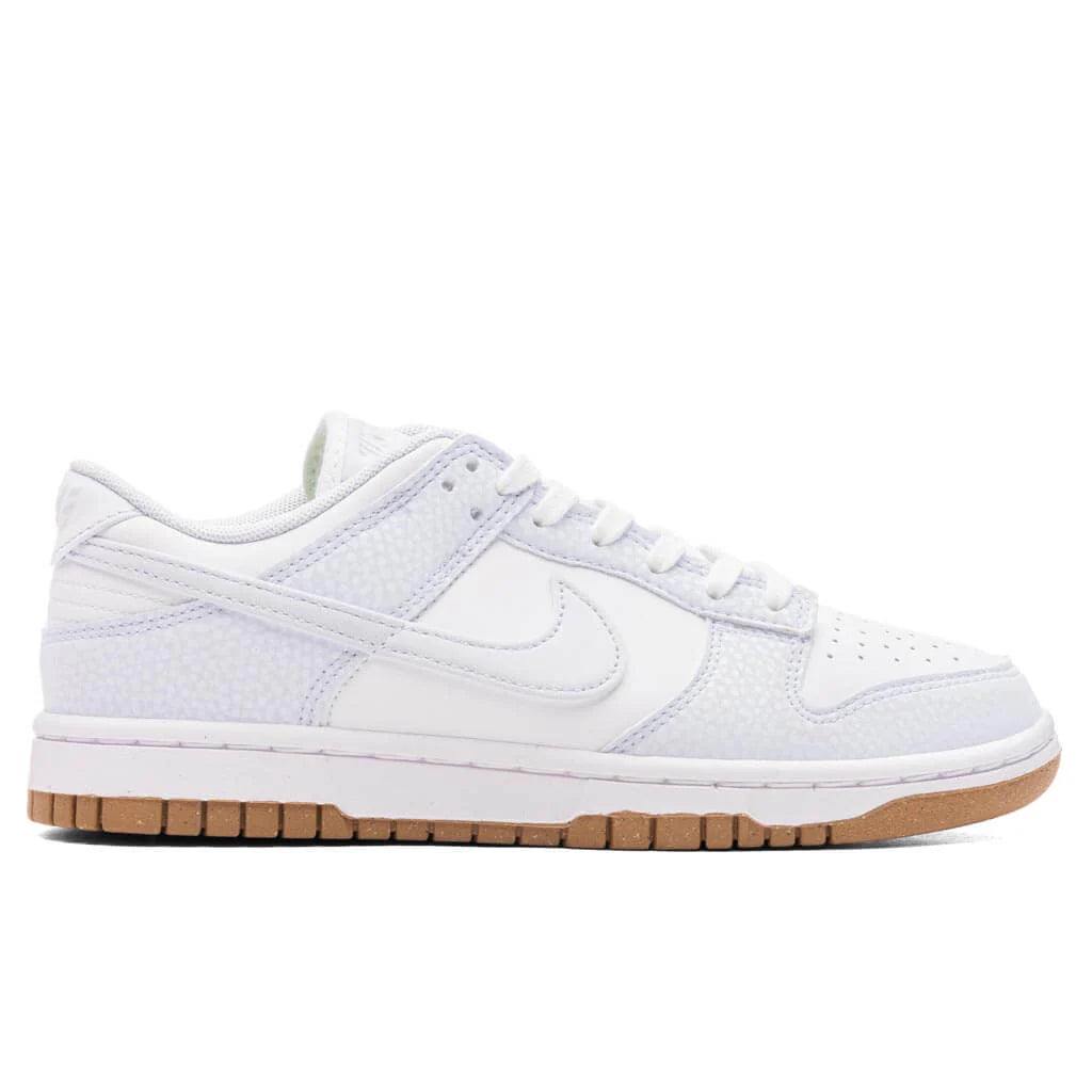Womens Nike Dunk Low Premium Next Nature White Football Grey Gum Light Brown