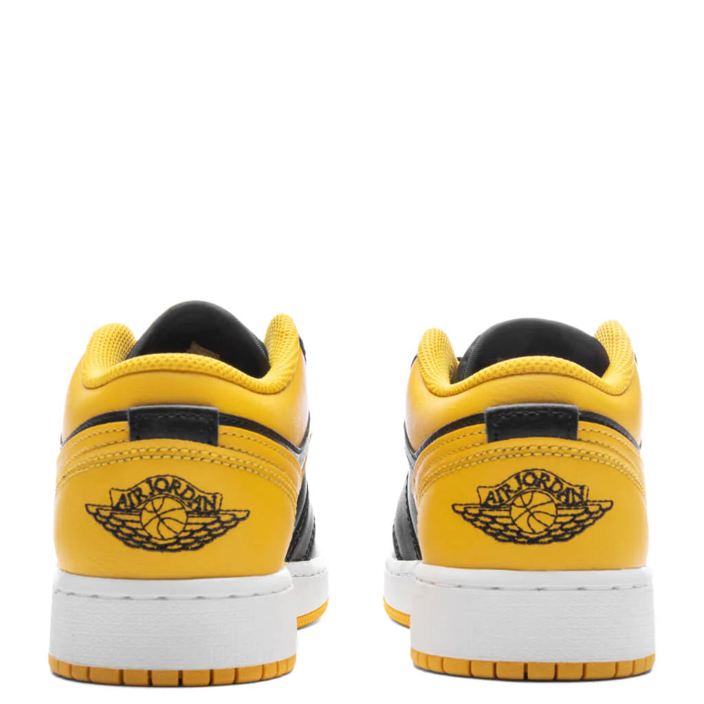 Air Jordan 1 Low GS Black Yellow Ochre White