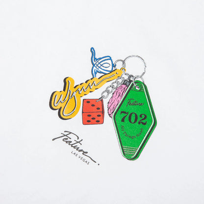 FEATURE x Wynn Keys to the Strip Tee White