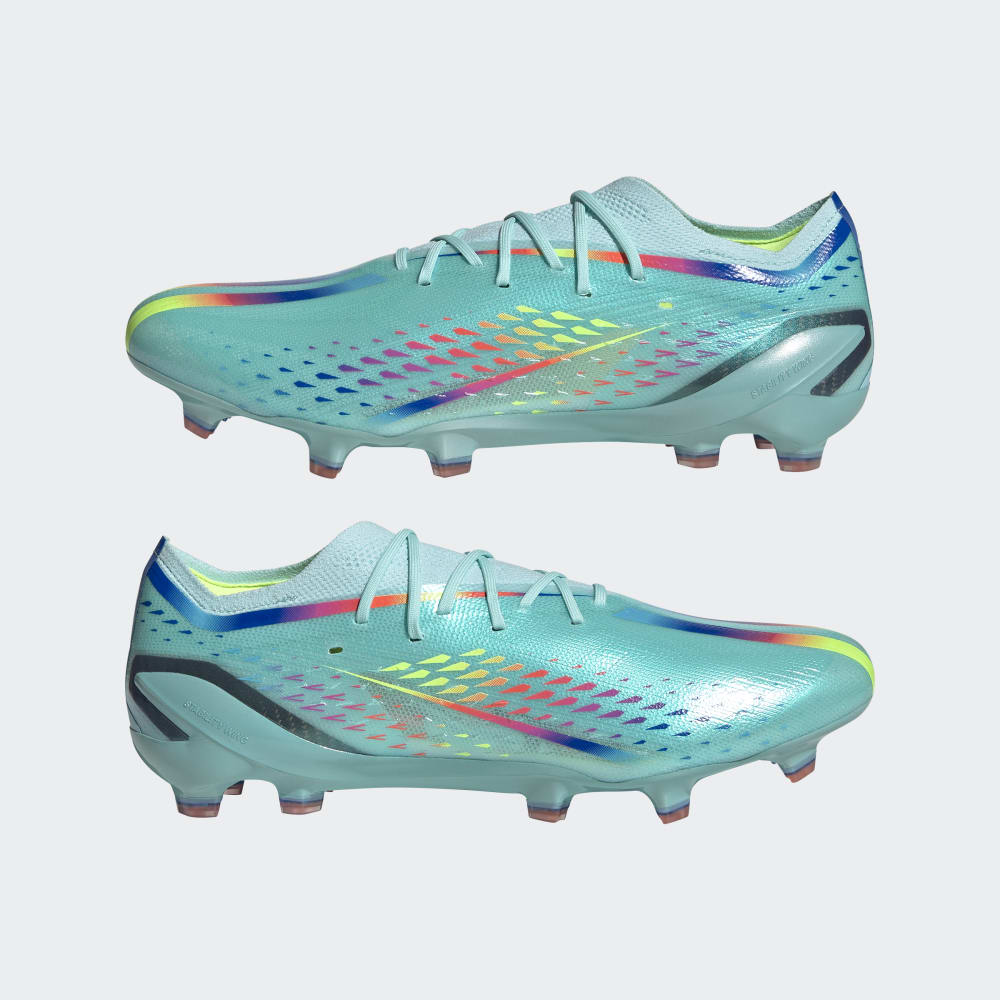 adidas X Speed Portal 1 FG Firm Ground Soccer Cleats Aqua Red
