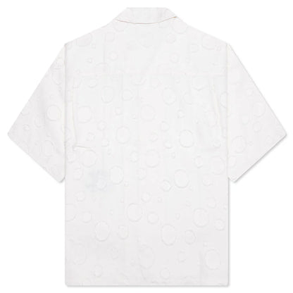 Polka Dot Camp Shirt White