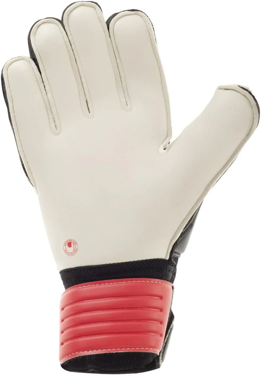Uhlsport Eliminator Absolutgrip Goalkeeper Gloves Black Red White