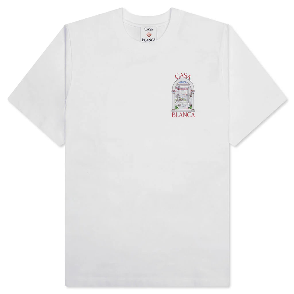 Le Passage Printed T Shirt White