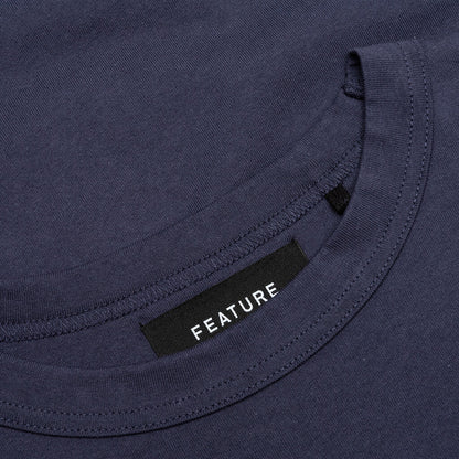 Jersey Braque Pocket Tee Navy