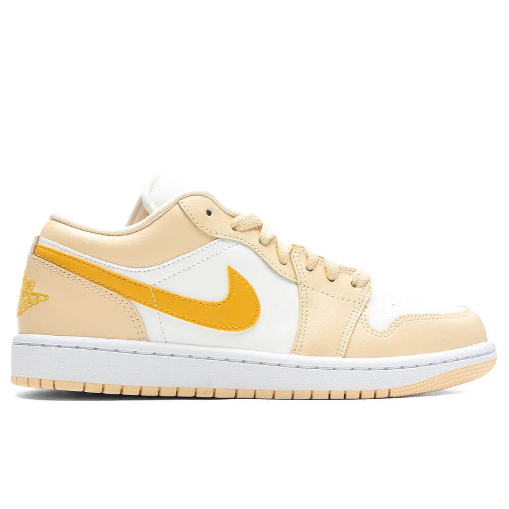 Womens Air Jordan 1 Low Sail Yellow Ochre Pale Vanilla