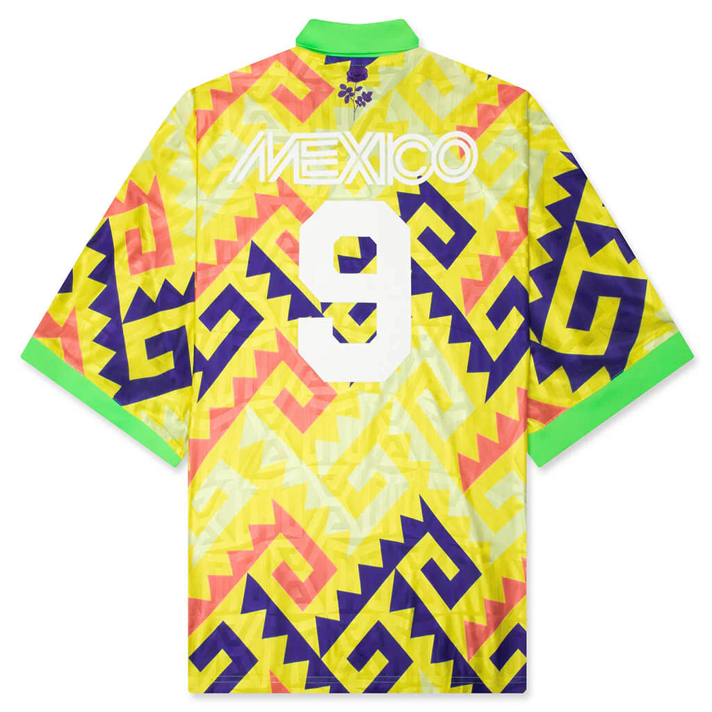 adidas Originals x Willy Chavarria P Jersey Solar Lemon Pure Purple Solar Turbo