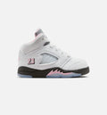 Air Jordan 5 Retro Medium Soft Pink Infant Toddler Lifestyle Shoe White Black Medium Soft Pink Free Shipping