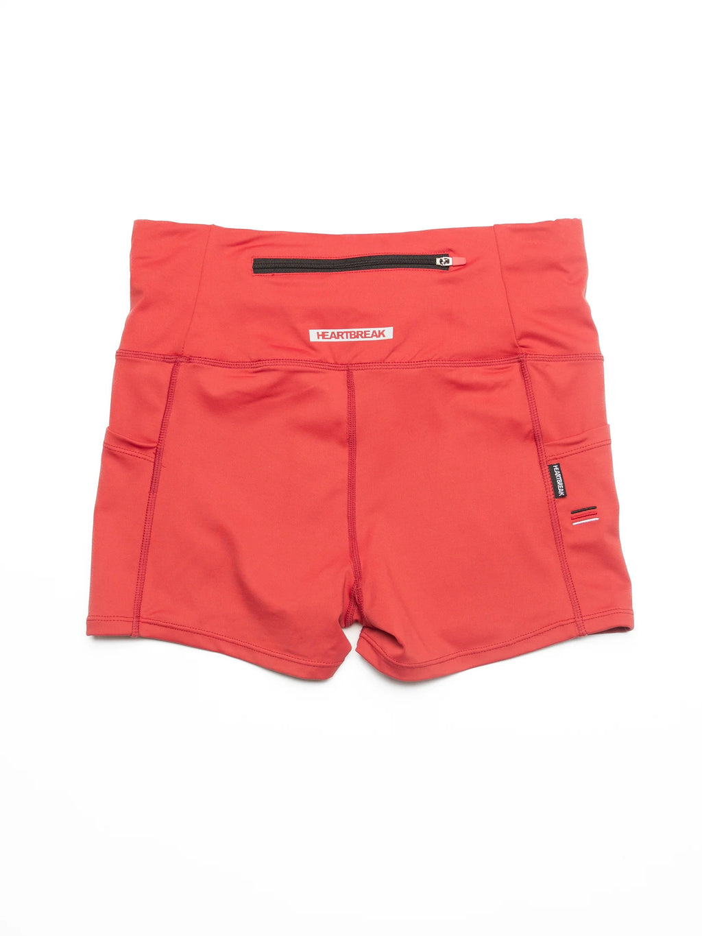Heartbreak Womens Triple Pocket 2 Running Shorts