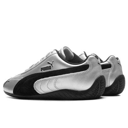 Womens Speedcat Metallic Silver Black