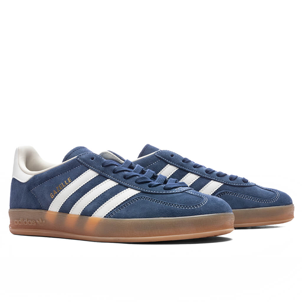 Gazelle Indoor Night Indigo Off White Gold Metallic