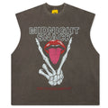 Midnight Snack Cut Off Tee Vintage Black